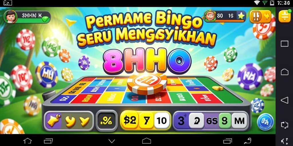 Tampilan dinamis dari gameplay Bingo yang menarik di 8HHH.