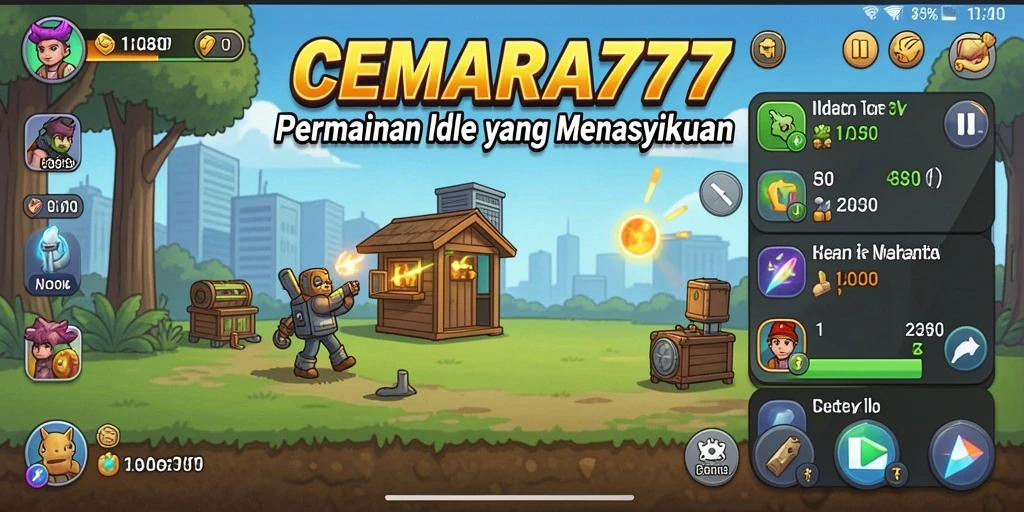 Tampilan gameplay CEMARA777 yang menarik dan santai.