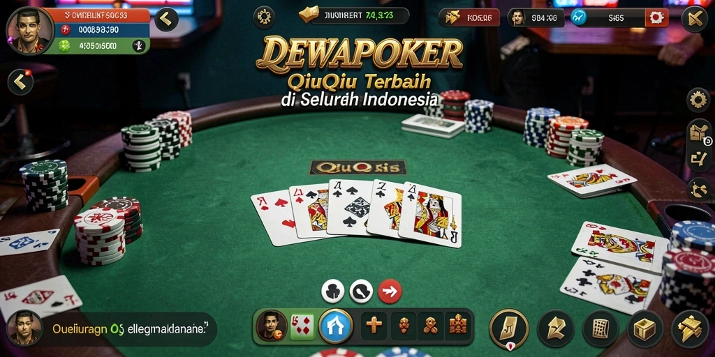 Tampilan gameplay DEWAPOKER yang menarik dan seru.