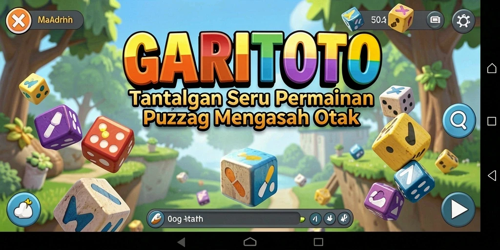Tampilan gameplay Puzzle GARITOTO yang menantang dan menarik.