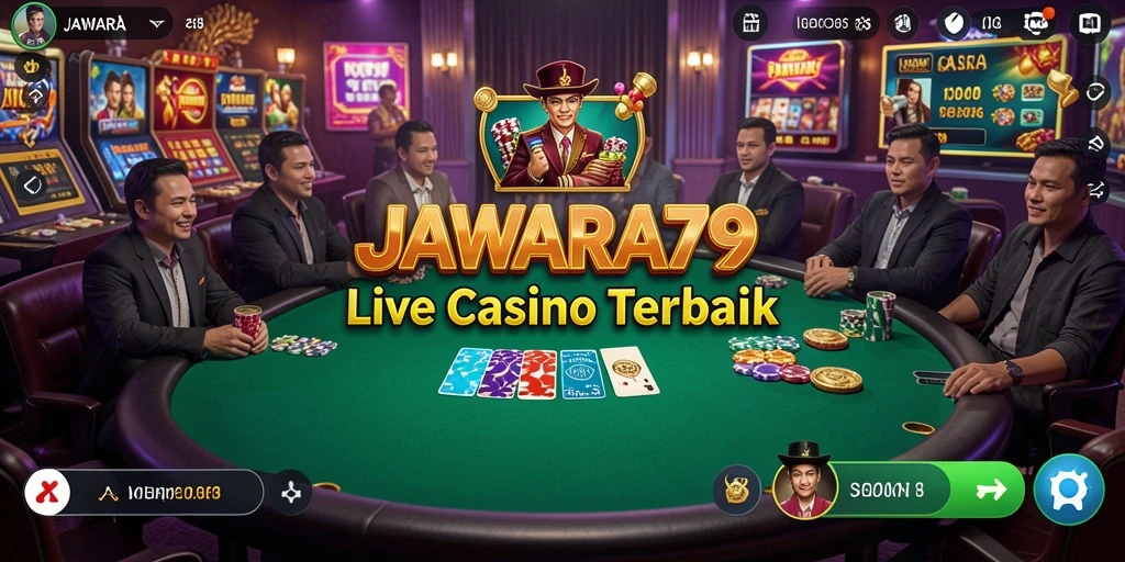 Menampilkan gameplay menarik dengan dealer profesional di JAWARA79.