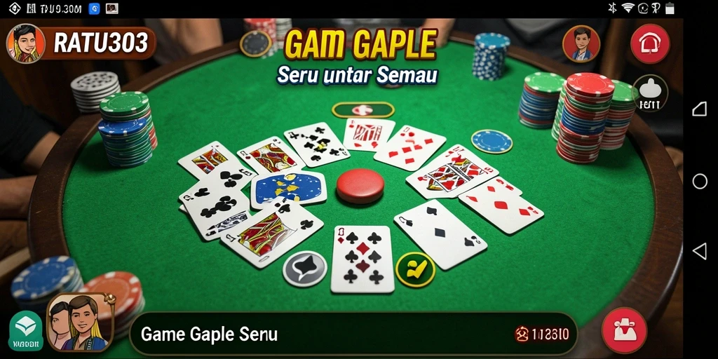 Gameplay Gaple yang seru di RATU303.