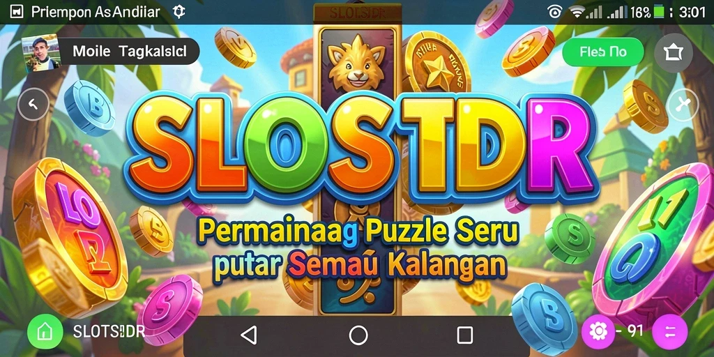 Tampilan gameplay SLOTSIDR yang penuh warna dan menantang.