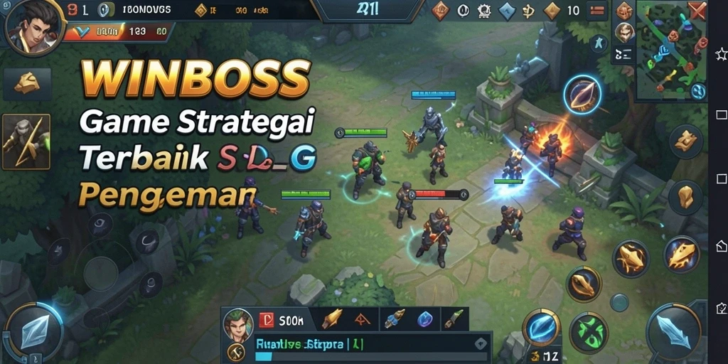 Gamer menikmati pengalaman taktis dalam WINBOSS yang mendebarkan.